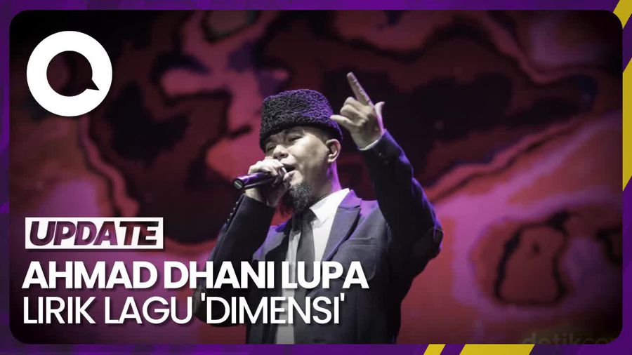 Momen Ahmad Dhani Lupa Lirik Lagu saat Manggung di The 90s Festival 