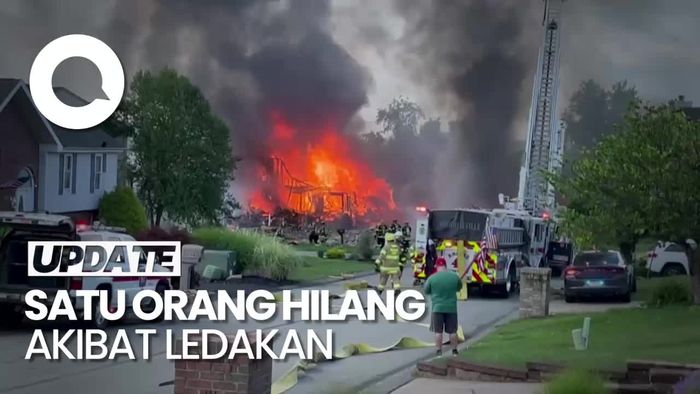 Ledakan Dahsyat di Pennsylvania AS, 4 Orang Tewas-12 Rumah Rusak