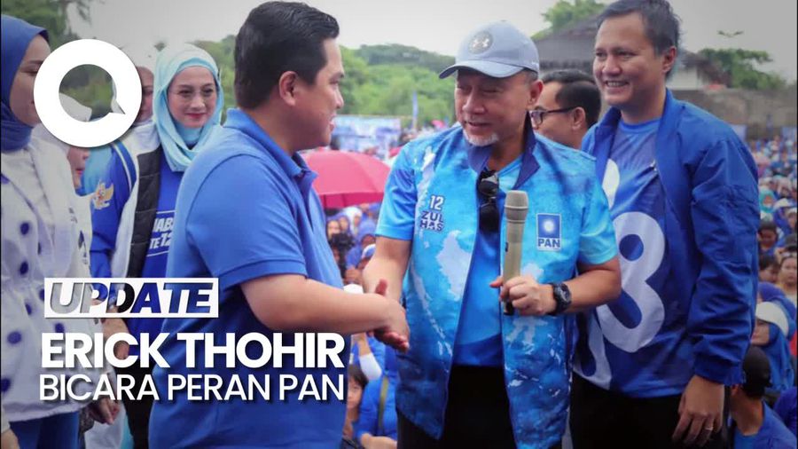 Bicara Potensi Menjadi Cawapres, Erick Thohir Tak Ingin Melupakan PAN