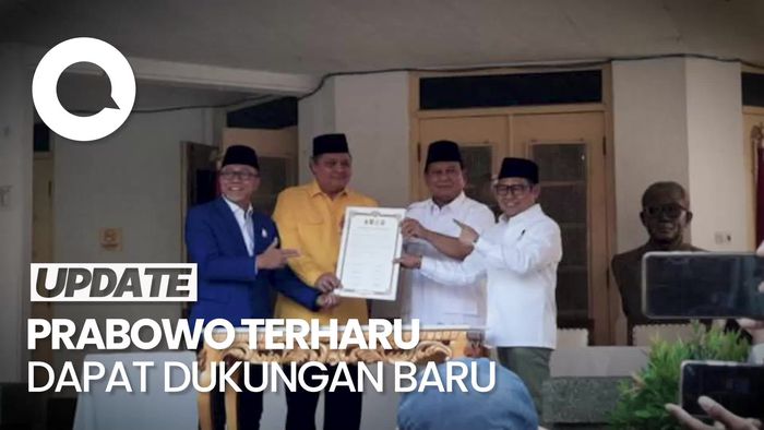 Prabowo Terharu Didukung PAN-Golkar: Saya Bertekad Tak Mengecewakan