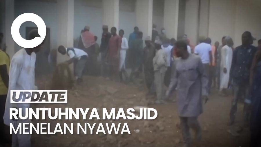 Bangunan Masjid Ambruk di Nigeria, 7 Jemaah Tewas