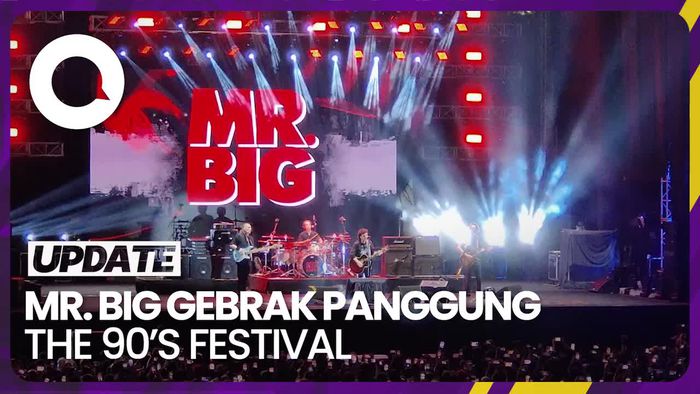 Penampilan Pecah Mr. Big di The 90s Festival