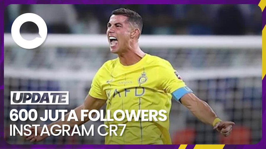 Cristiano Ronaldo Jadi Orang Pertama Peraih 600 Juta Followers Instagram