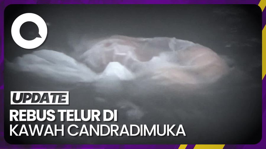Sensasi Merebus Telur di Kawah Candradimuka Dieng