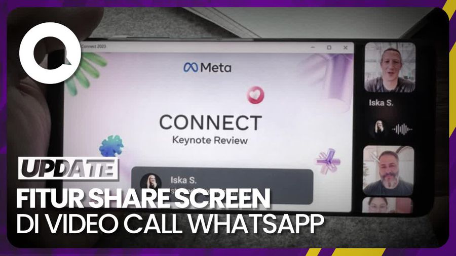 Asik! Sekarang WhatsApp Bisa Share Screen Saat Video Call