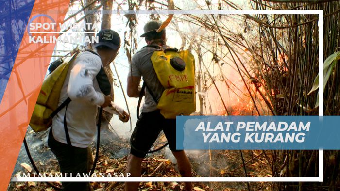 Bertarung Dengan Kebakaran Hutan Dengan Alat Seadanya, Kalimantan Tengah