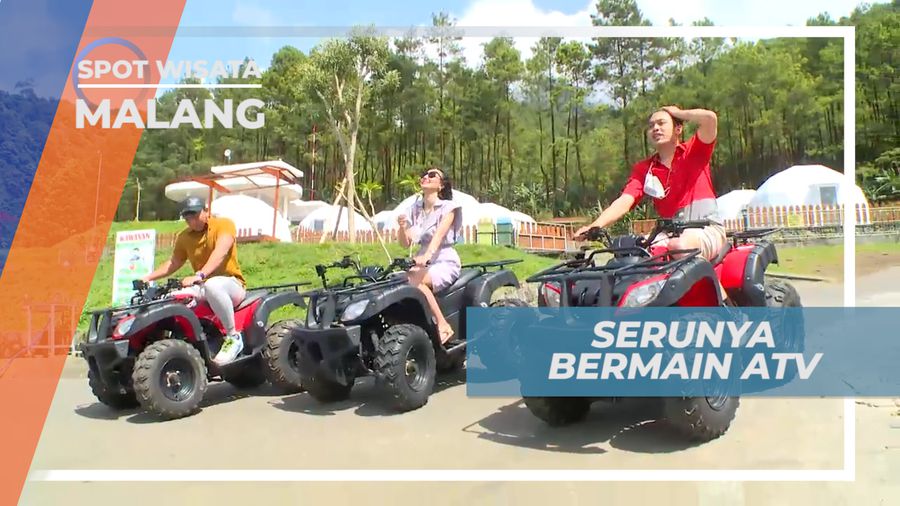 Seru-seruan Mengelilingi Taman Agrowisata Dengan Naik Atv, Malang