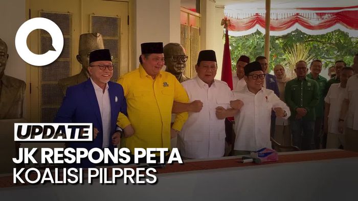 Prabowo Didukung Banyak Partai, JK Sebut Tak Ada Jaminan Menang