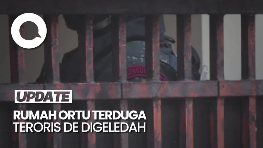 Densus 88 Juga Geledah Rumah Ortu Karyawan KAI Terduga Teroris
