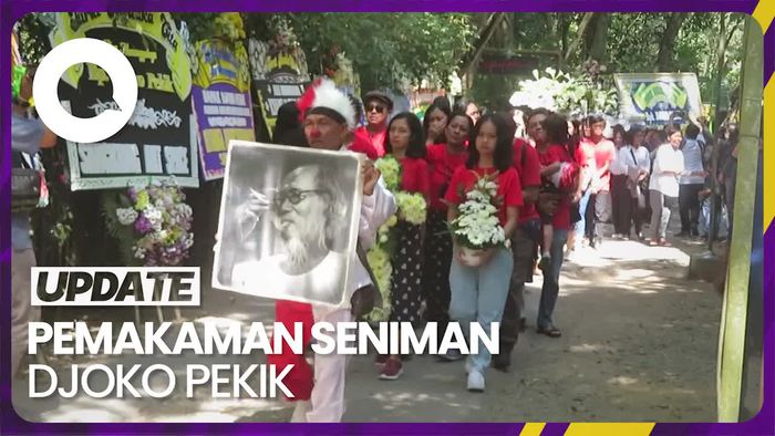Melukis On The Spot, Seniman Melepas Kepergian Djoko Pekik