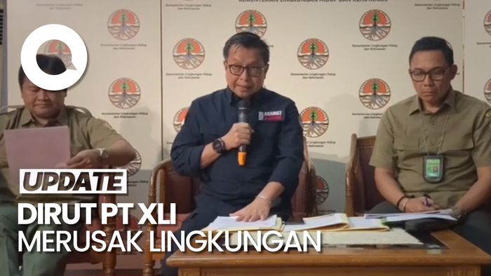 Dirut PT XLI Jadi Tersangka Pencemaran Lingkungan, Dikenakan Pasal Berlapis