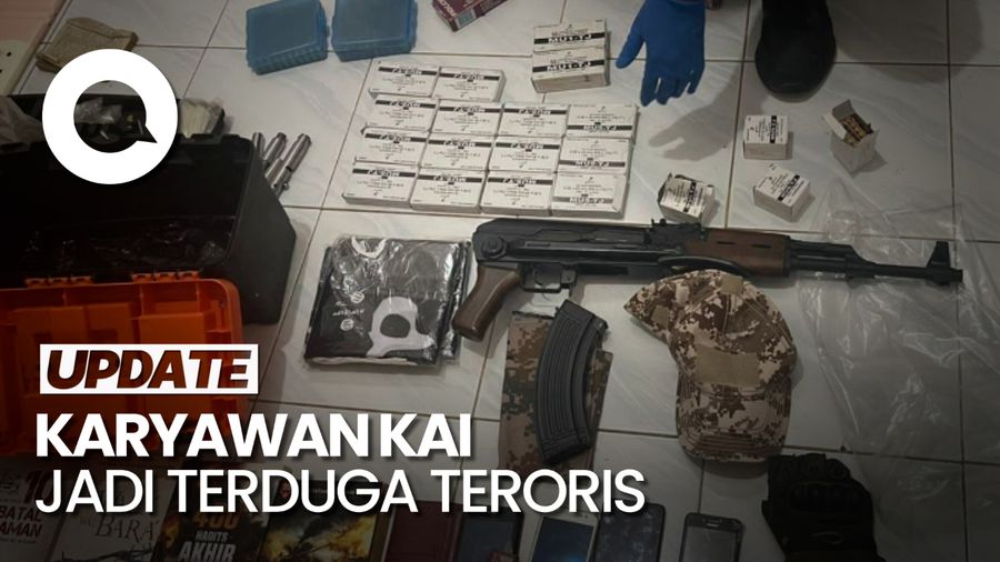 Fakta-fakta Penangkapan Karyawan KAI Terduga Teroris oleh Densus 88