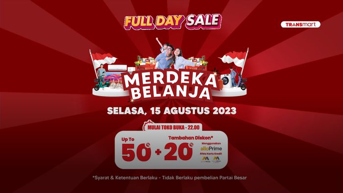 Jangan Terlewat! Transmart Full Day Sale Hadir Lagi Besok Selasa