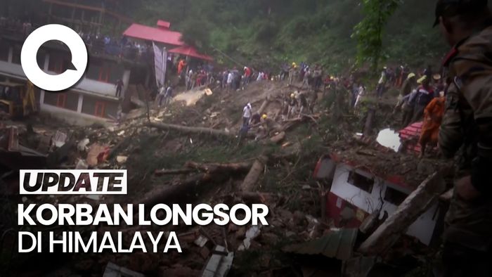 Lebih dari 50 Orang Tewas Akibat Longsor di Himalaya