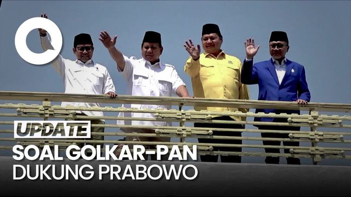 Respons Jokowi soal PAN-Golkar Deklarasi Dukung Prabowo Capres