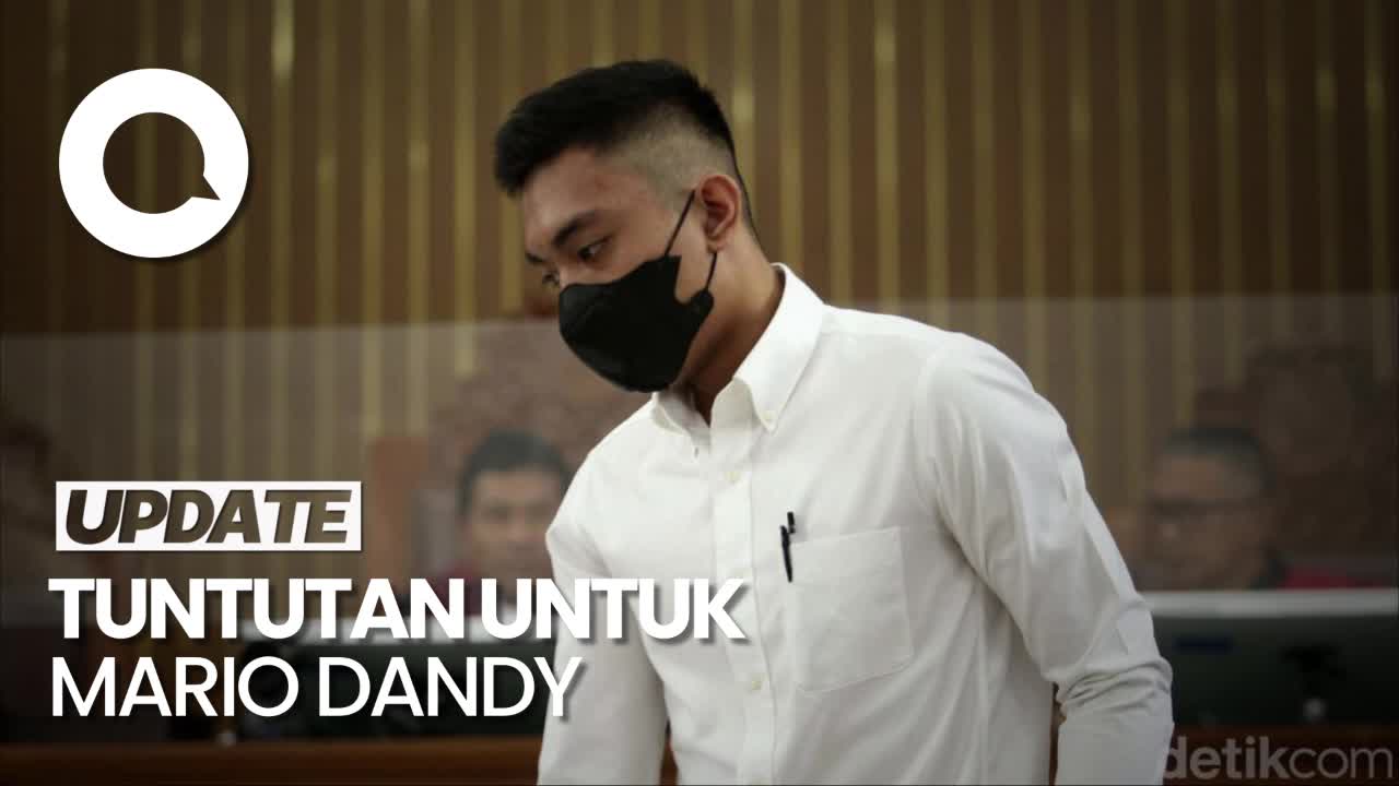 Mario Dandy Dituntut 12 Tahun Bui Hingga Bayar Restitusi Rp 120 M