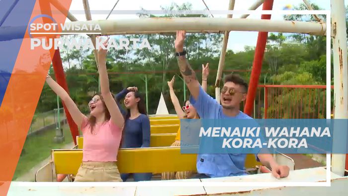 Memacu Adrenalin Dengan Bermain Wahana Kora-kora, Purwakarta