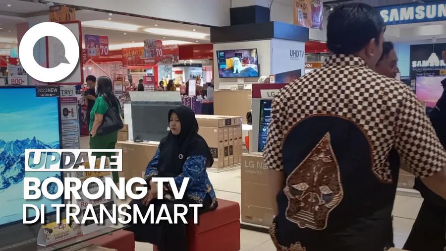 Karyawan Pulang Kerja Langsung Borong 3 TV di Transmart Full Day Sale