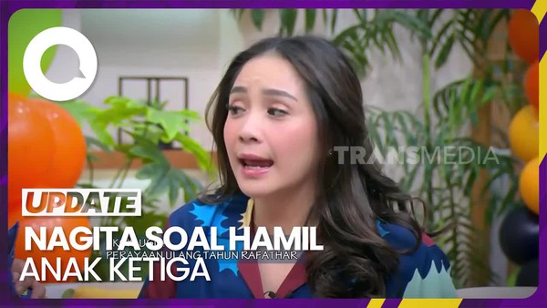 Reaksi Nagita Slavina saat Ditanya Sedang Hamil Anak Ketiga