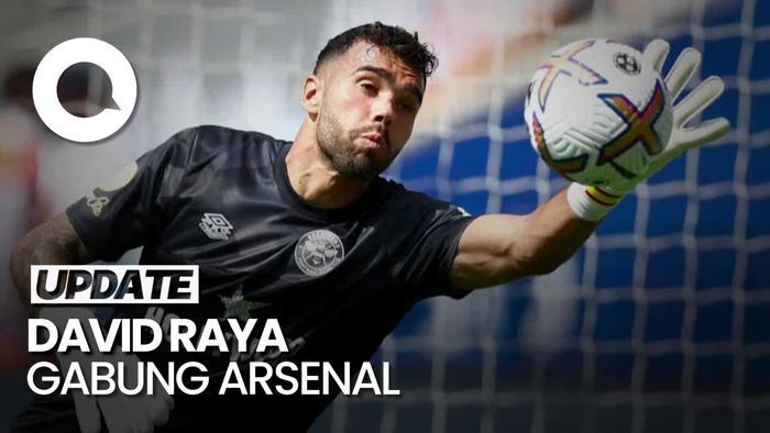 Arsenal Resmi Pinjam David Raya dari Brentford