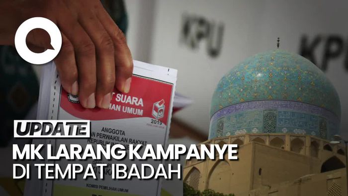 Kampanye di Tempat Ibadah Dilarang Total oleh MK!
