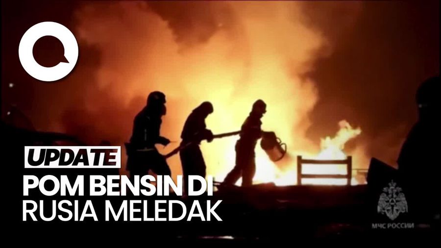 Korban Tewas Ledakan Pom Bensin di Rusia Bertambah Jadi 30 Orang