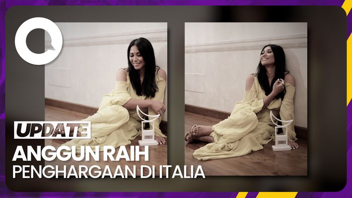 Bangga! Anggun C Sasmi Raih Penghargaan Premio Lunezia di Italia