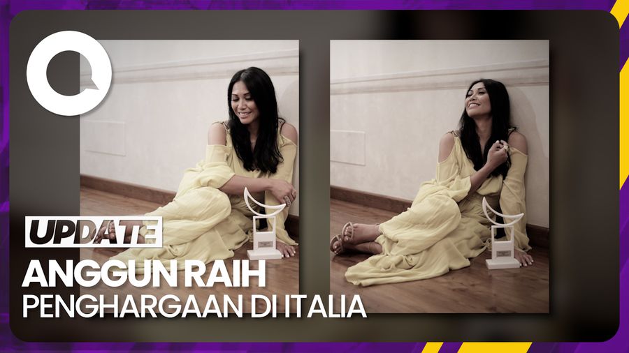 Bangga! Anggun C Sasmi Raih Penghargaan Premio Lunezia di Italia