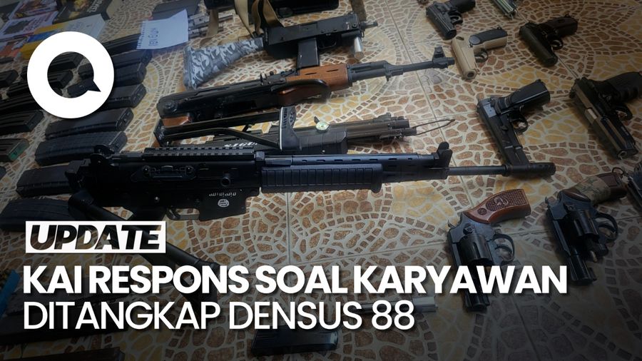 Sikap KAI Usai Karyawannya Ditangkap Densus 88 Terkait Terorisme