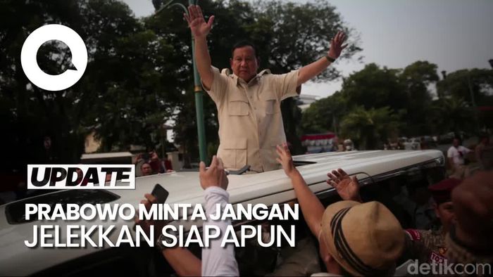 Prabowo ke Relawan: Kalau Cinta Saya, Jangan Berbuat Negatif!