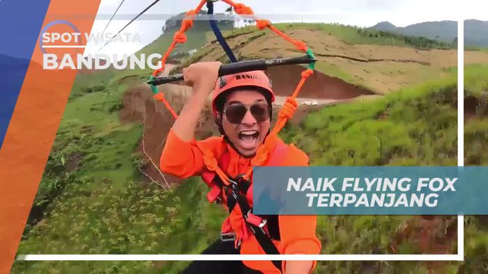Memacu Adrenalin Dengan Flying Fox Terpanjang di Indonesia, Bandung