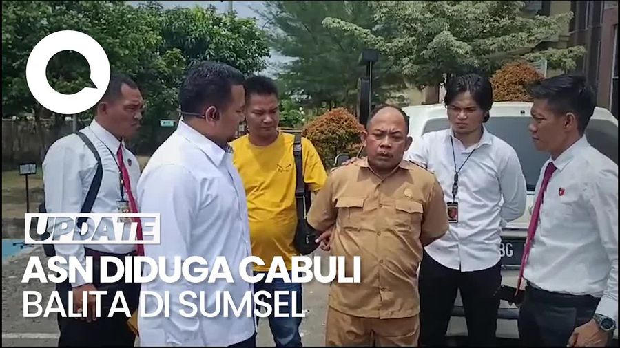 Detik-detik Penangkapan ASN Tersangka Pemerkosa Balita di Sumsel