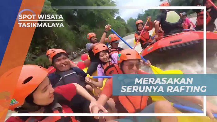 Memacu Adrenalin Dengan Rafting di Sungai Ciwulan Tasikmalaya