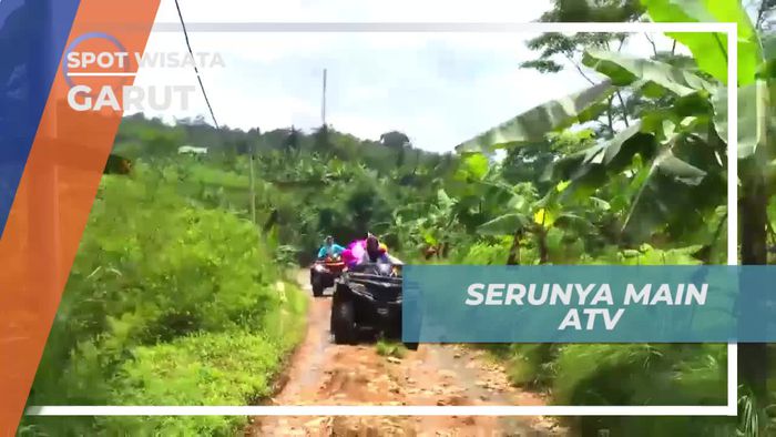 Naik ATV Menyusuri Keindahan Alam Garut