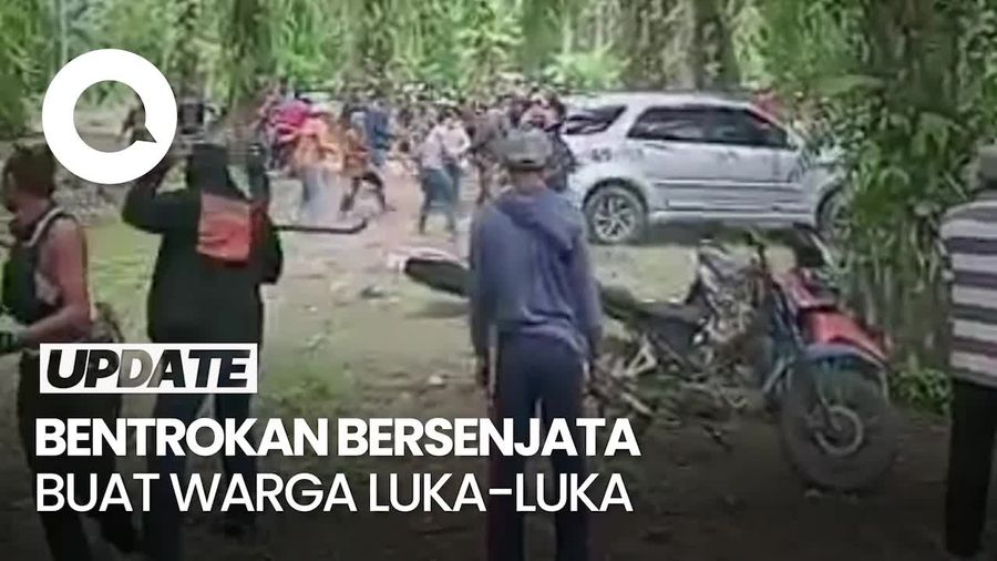 Ngeri! 2 Kelompok Bersenjata Bentrok di Lampung, 5 Orang Kena Bacok