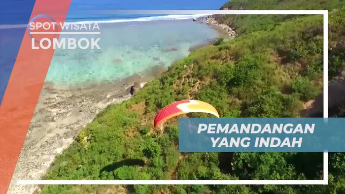 Menikmati Keindahan Panorama Alam Lombok Dengan Paragliding