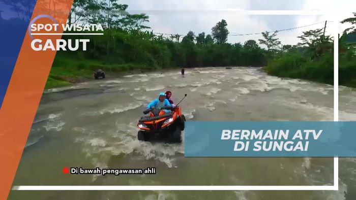 Memacu Adrenalin Bermain ATV di Sungai Garut