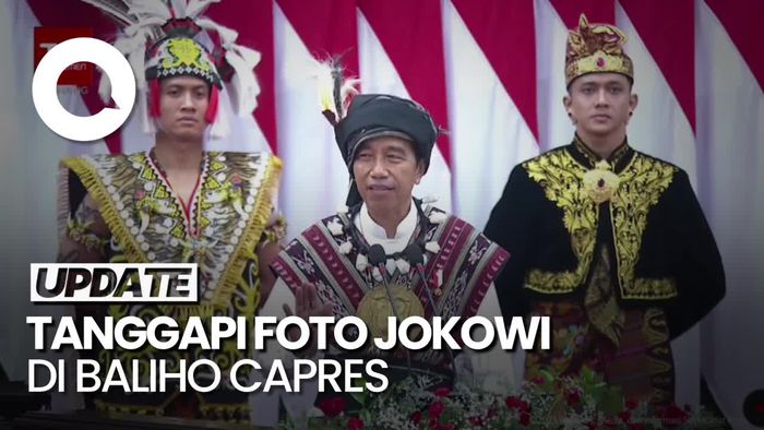 Respons Prabowo saat Jokowi Singgung Fotonya Mejeng di Baliho Capres
