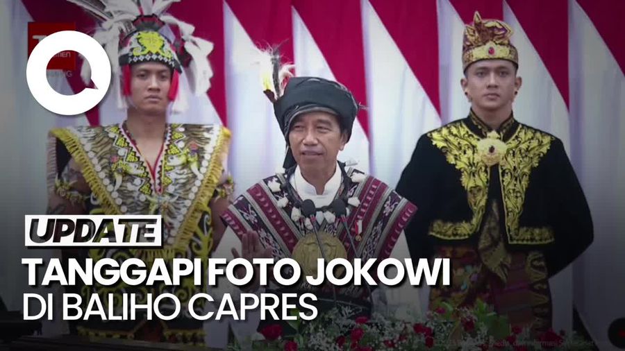 Respons Prabowo saat Jokowi Singgung Fotonya Mejeng di Baliho Capres