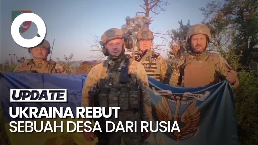 Momen Tentara Ukraina Klaim Telah Rebut Desa Uroshaine dari Rusia