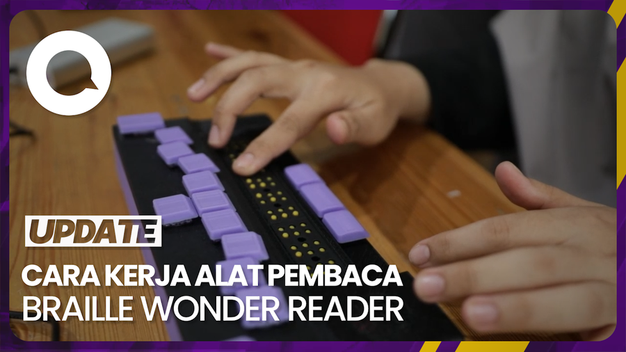 Begini Cara Kerja Alat Baca Braille Ciptaan Putra Bangsa