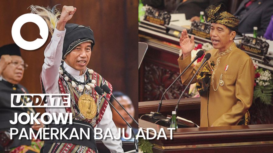 Sederet Baju Adat yang Dipakai Jokowi saat Sidang Tahunan MPR