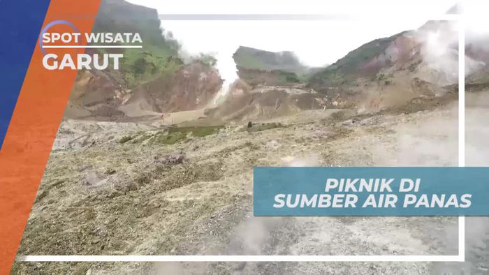 Piknik Asik di Sumber Air Panas Kawah Papandayan Garut