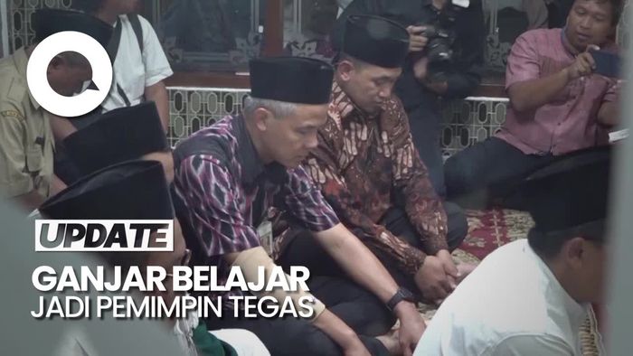 Ganjar Belajar Jadi Pemimpin Tegas-Tak Ragu dari Ulama Ini
