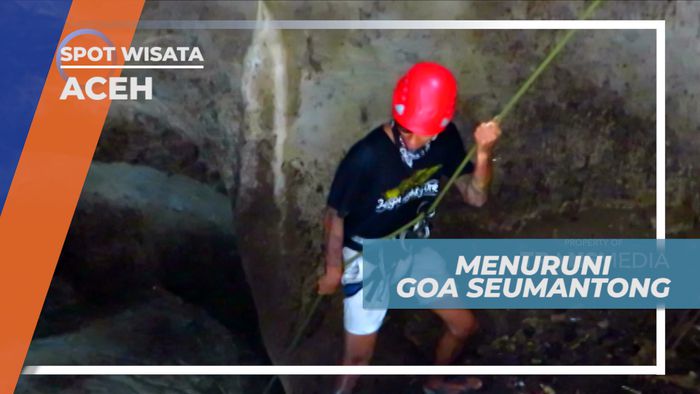 Menuruni Goa Seumantong Dengan Seutas Tali, Aceh