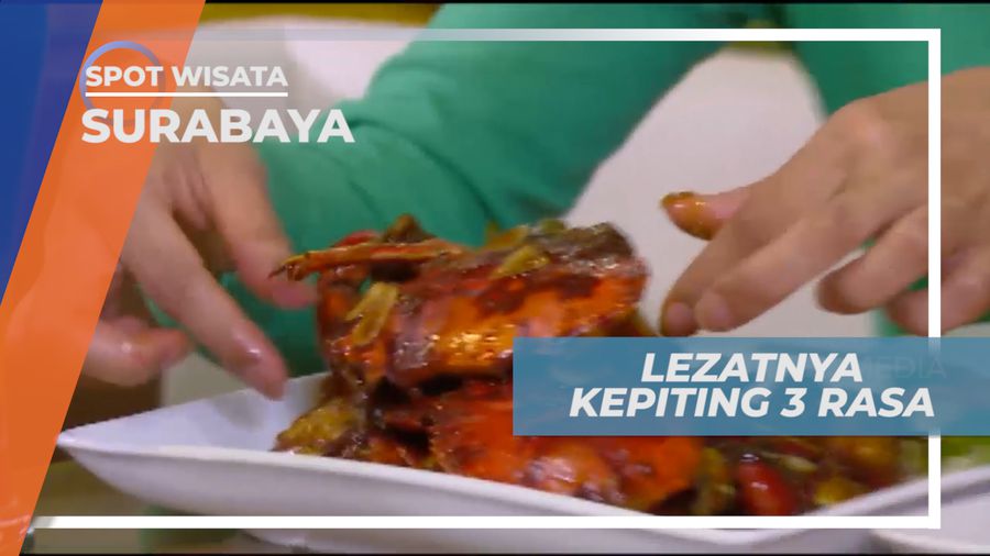 Menyantap Lezatnya Kuliner Kepiting Tiga Rasat yang Pecah di Mulut, Surabaya