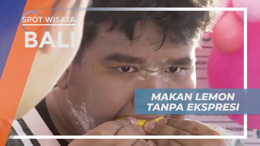 Tantangan Makan Lemon Tanpa Ekspresi di Bali