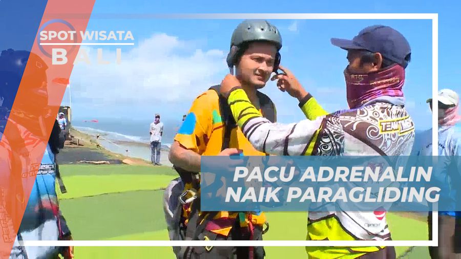 Bersiap Pacu Adrenalin Melayang-layang di Udara Pantai Pandawa, Bali Bersiap Pacu Adrenalin Melayang-layang di Udara Pantai Pandawa, Bali