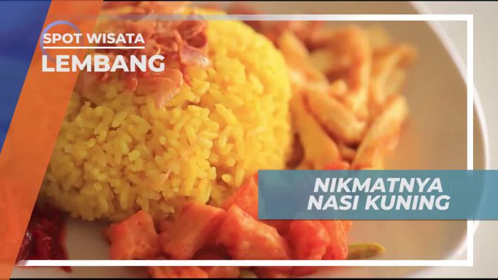 Menikmati Sensasi Gurih Nasi Kuning di Lembang