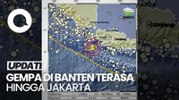 Gempa M 5,9 Guncang Banten, Terasa Sampai Jakarta